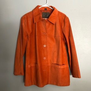 St. John’s Bay Orange Suede Jacket